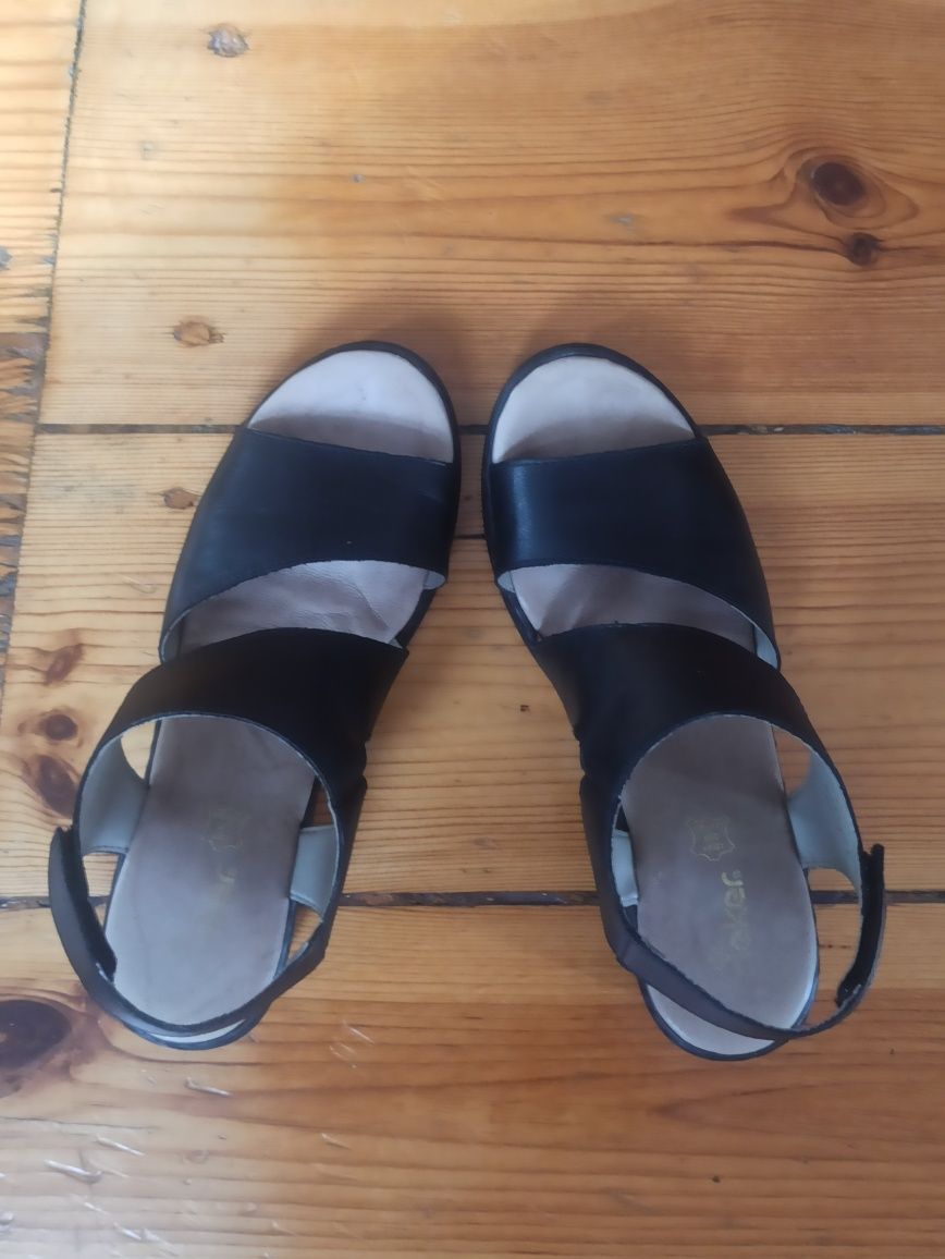 Buty skórzane damskie