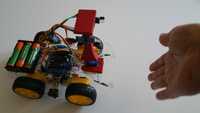 Carro Robot Educacional Arduino programado Seguidor Humanos c/luzes.