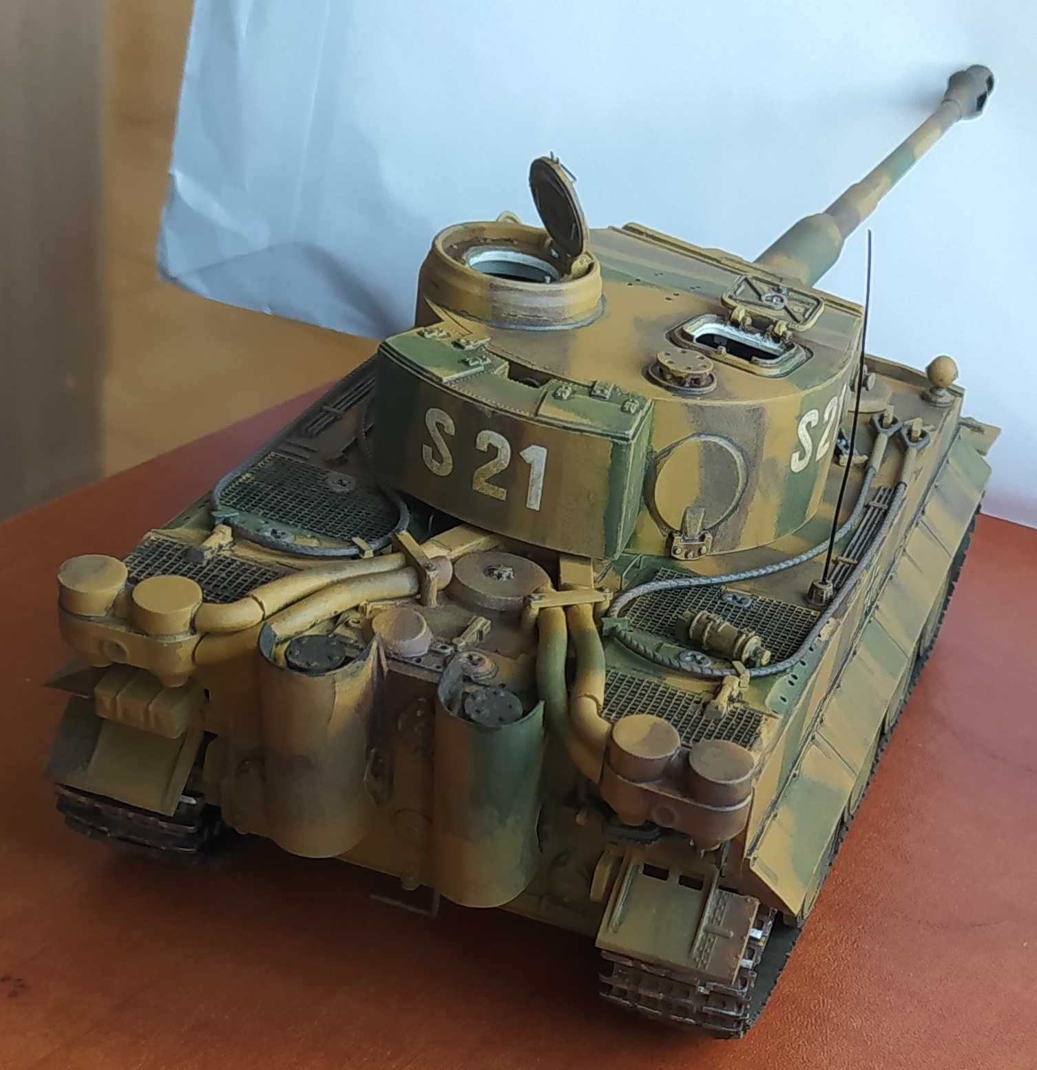 Czołg Tiger I Panzer VI 1:35 gotowy model, Kursk