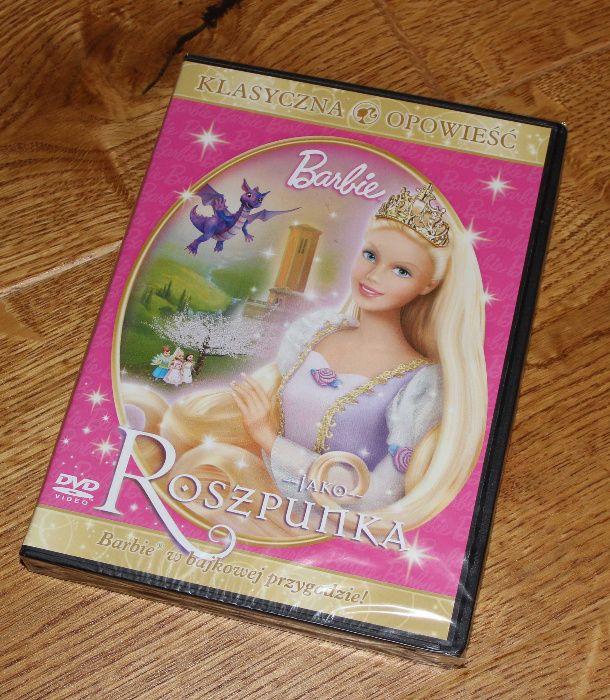 Barbie jako roszpunka bajka DVD - NOWA