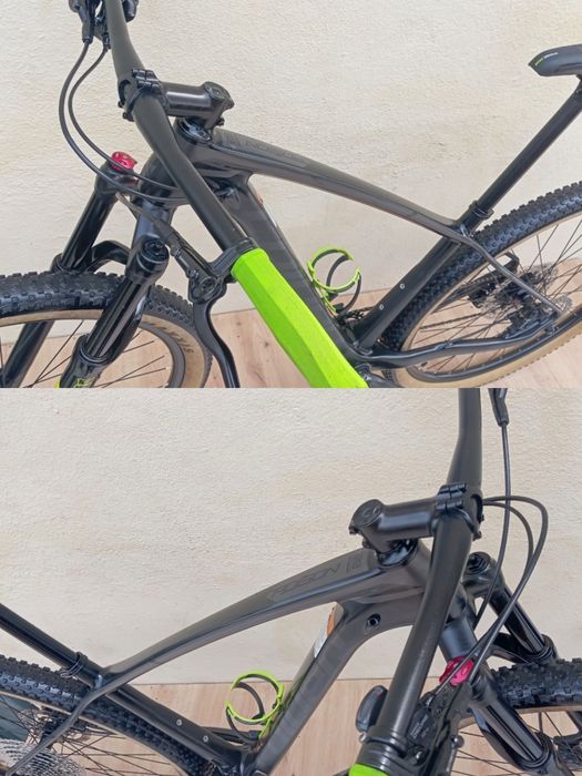 JF-Bikes Bicicletas Carbono M 12v Ghost Lector/Coluer poison