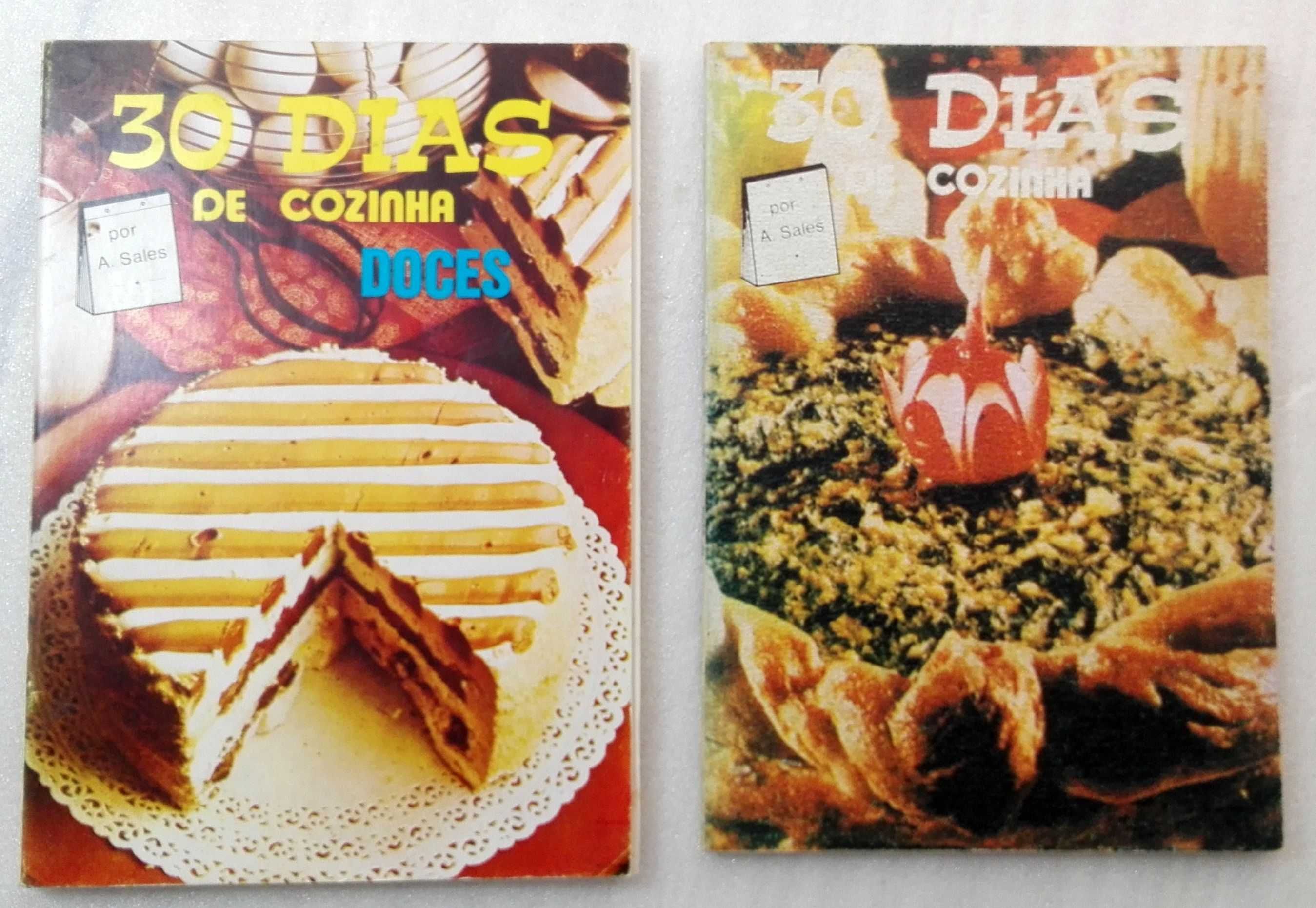 Livros 30 Dias de Cozinha e 30 Dias de Cozinha - Doces