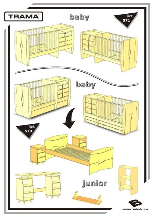 Quarto Criança Combi Trama Bebecar