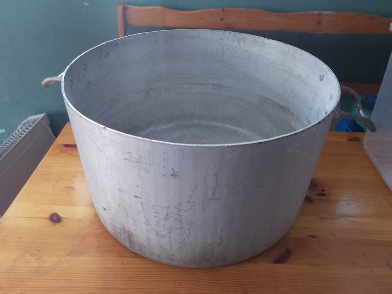 Kocioł, gar aluminiowy duży, 51cm średnicy
