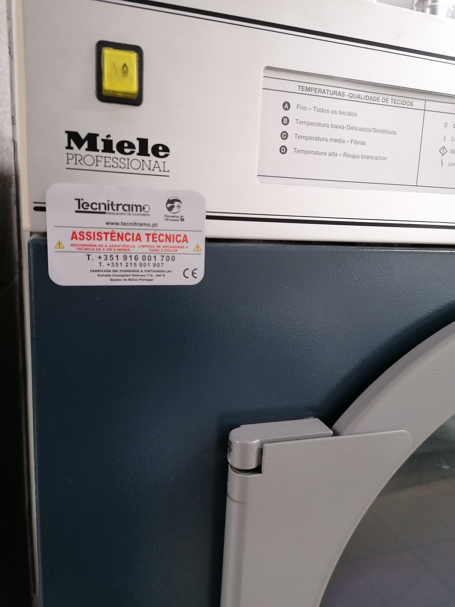 Miele Máquina de secar roupa e lavar lares e hospitais