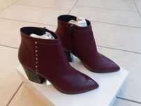 Buty BORDO botki CATERINA r 37 100% skóra NOWE