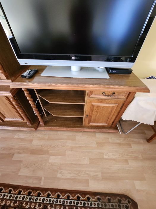 Komoda pod telewizor dębowa