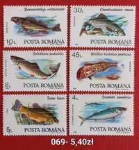 Znaczki pocztowe- fauna/ryby 9/Tanzania,Rumunia, Indonezja