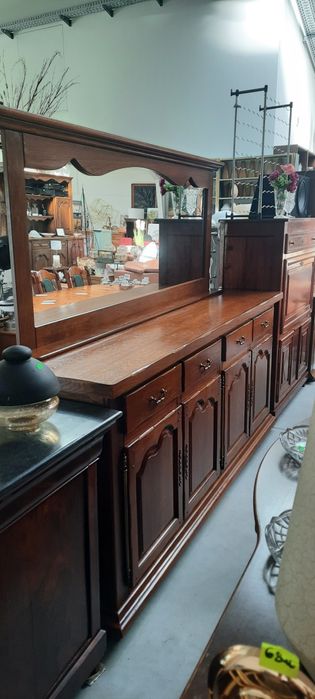 Dębową komoda z lustrem RATY