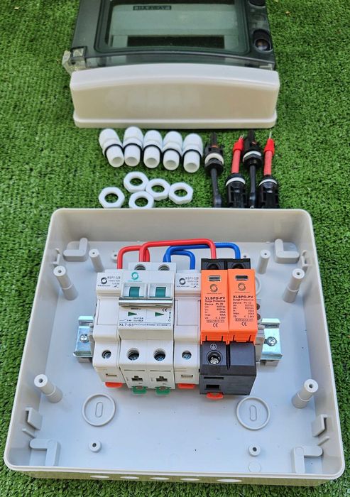 Rozdzielnica Skrzynka Zasilania DC 500V PV Fotowoltaika 1 String IP65