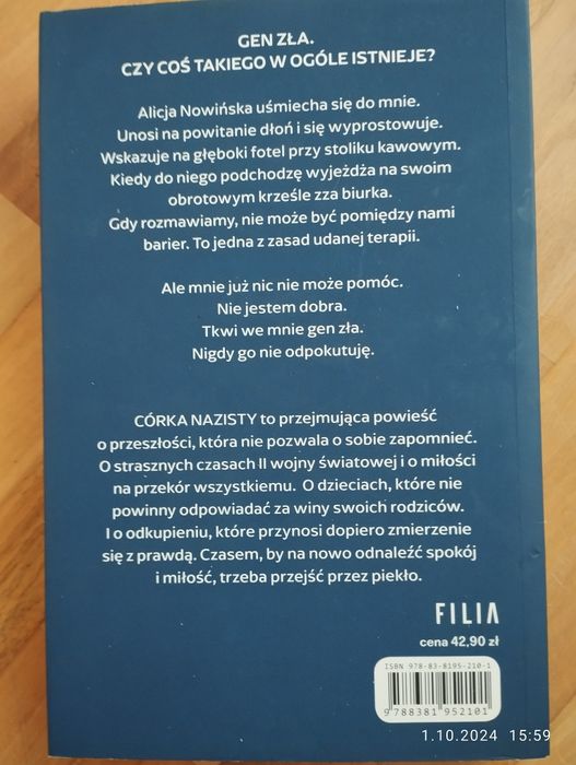 Książka "Córka nazisty" Max Czornyj