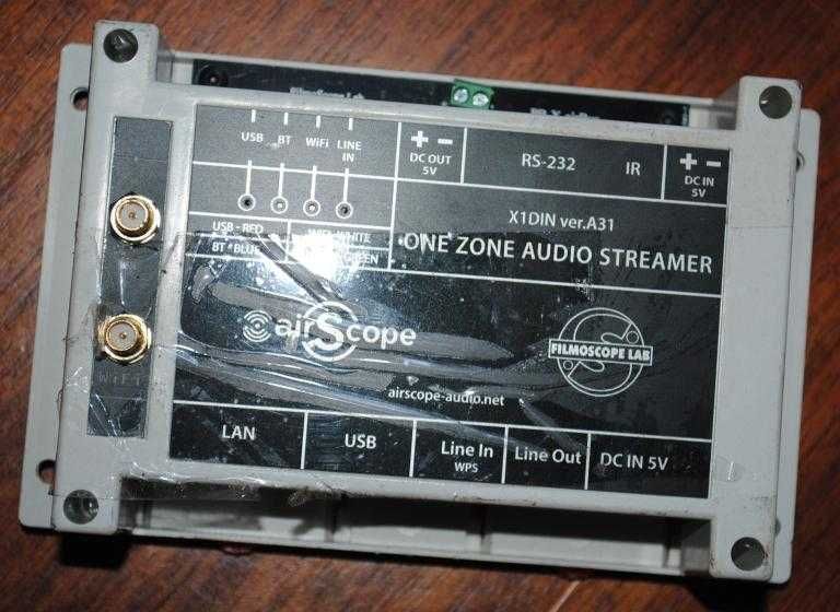 Стрімер airScope X1DIN ver.A31 AirPlay/Bluetooth/USB/Deezer/Spotify