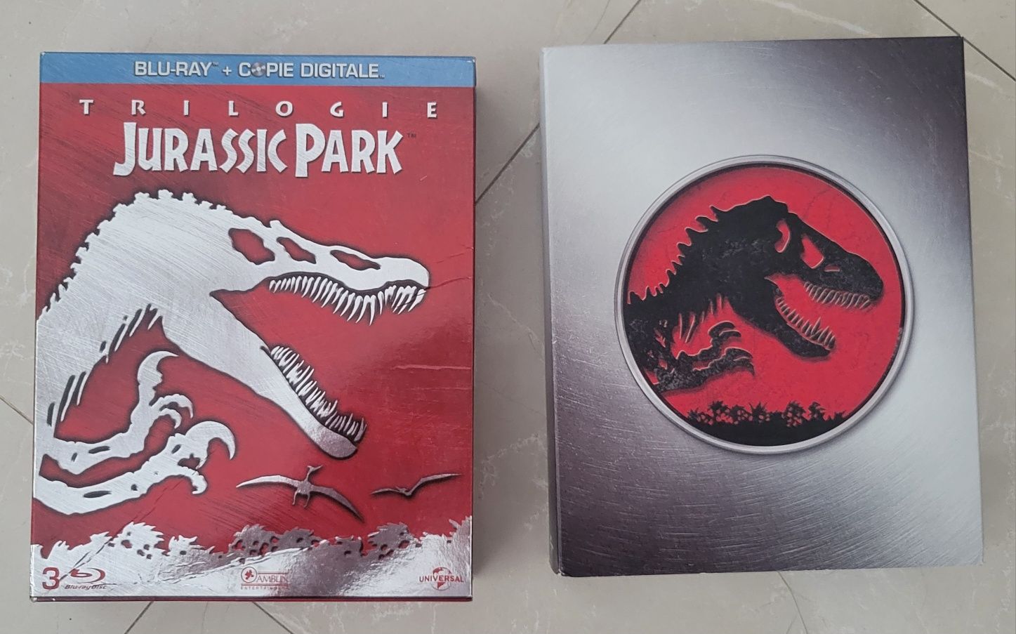 Bluray Trilogia Jurássic park coffret