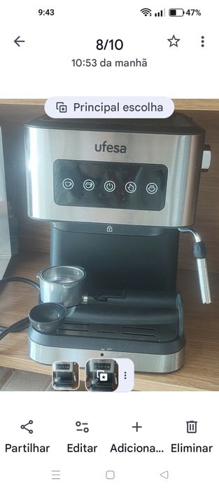 Máquina de café nova