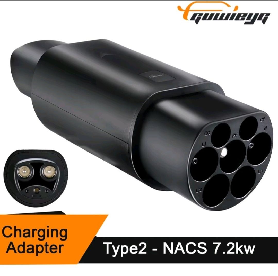 Перехідник адаптер tesla,type1 type 2 CCS2 Type2-gbt CCS1 переходник