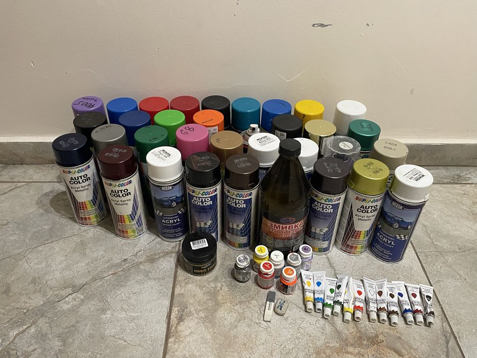 Срочно Аэрозольная краска ,автокраска ,балончики ,универсалные краски