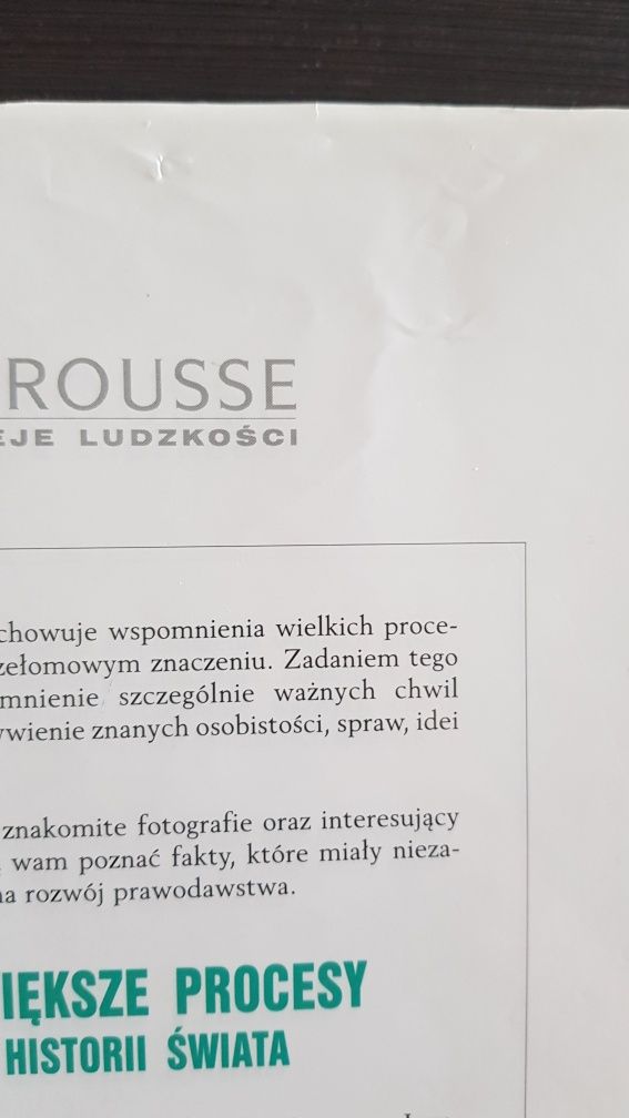 " Największe procesy w historii świata" Larousse