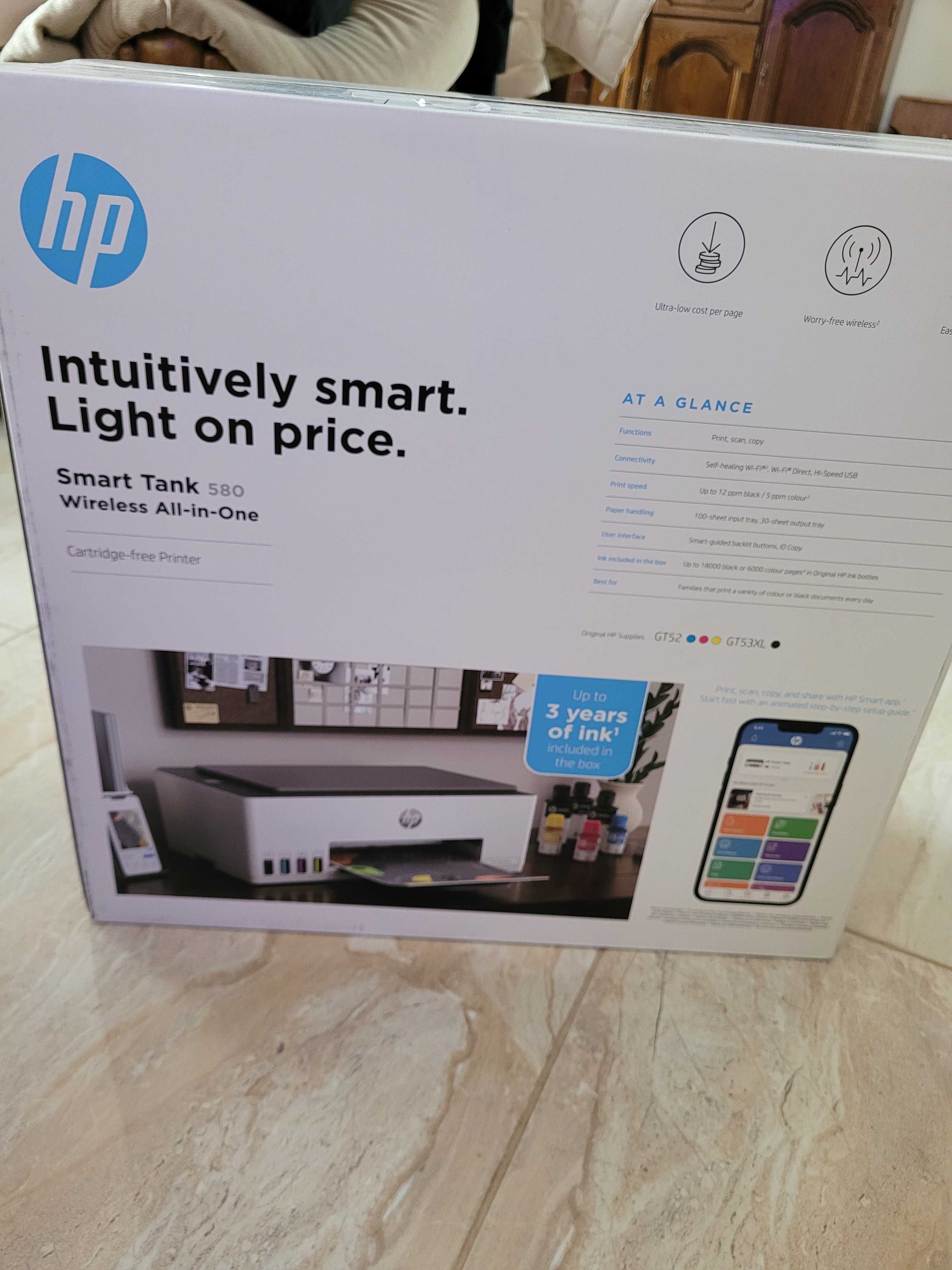 Drukarka Hp Smart Tank 580 NOWA