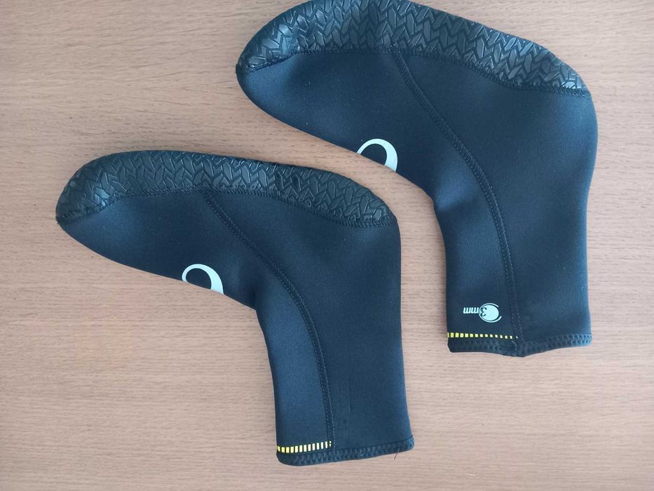 Fato de mergulho/surf/desportos aquáticos com meias neoprene
