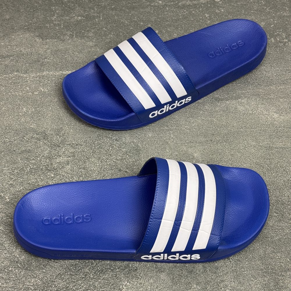 Сині тапочки слайди шльопанці Adidas Adilette GW1048 ОРИГІНАЛ 100% 44