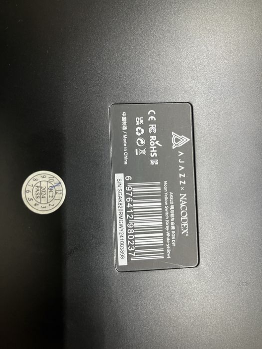 Клавіатура механічна AJAZZ AK820 Black-Yellow