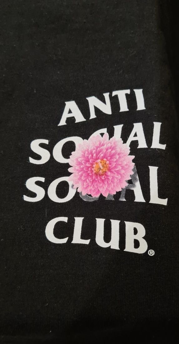 T-shirt Anti Social Social Club Broken Vase Black Tamanho M Nova