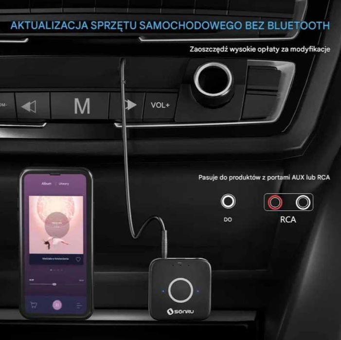 Adapter Bluetooth AUX, 5.3 SONRU
