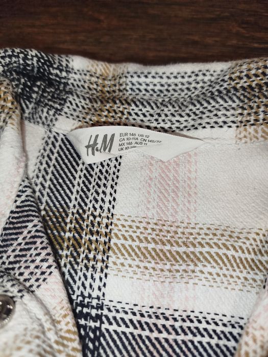 Рубашки sinsay , h&m теплі 134-140