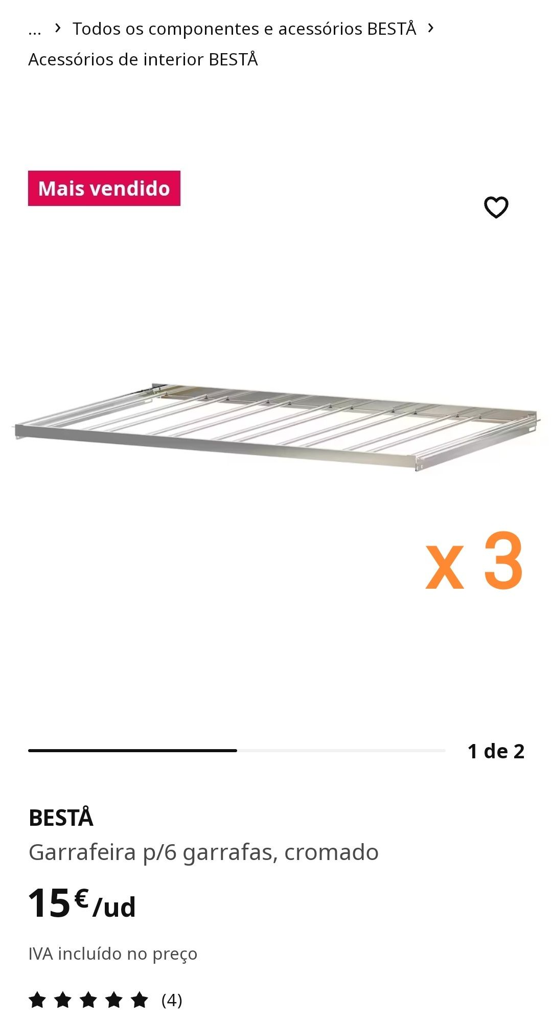 Móvel de Apoio Ikea