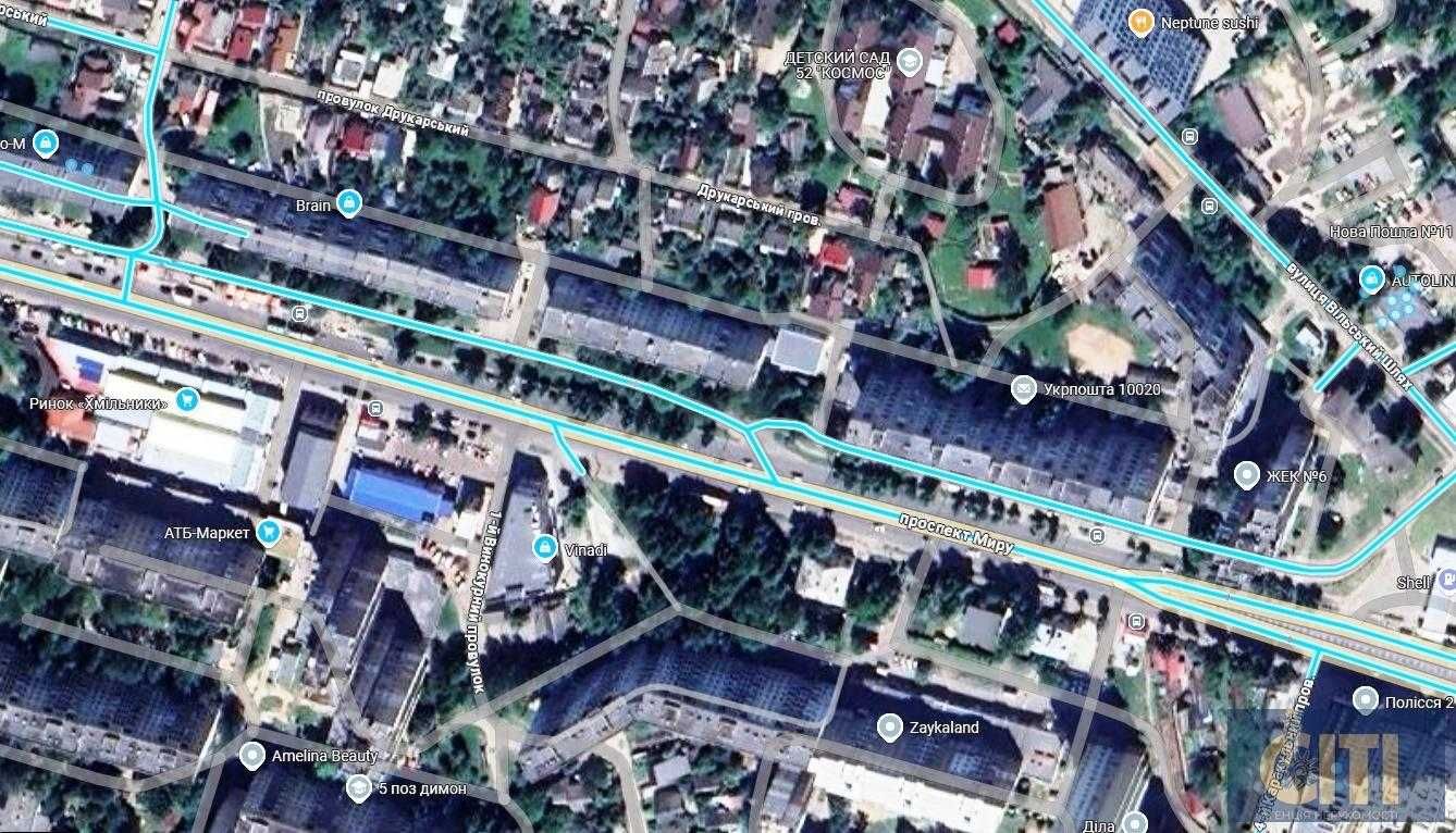 №:22703 - 3-к квартира під БІЗНЕС на першому поверсі, п-т Миру, 63 м²