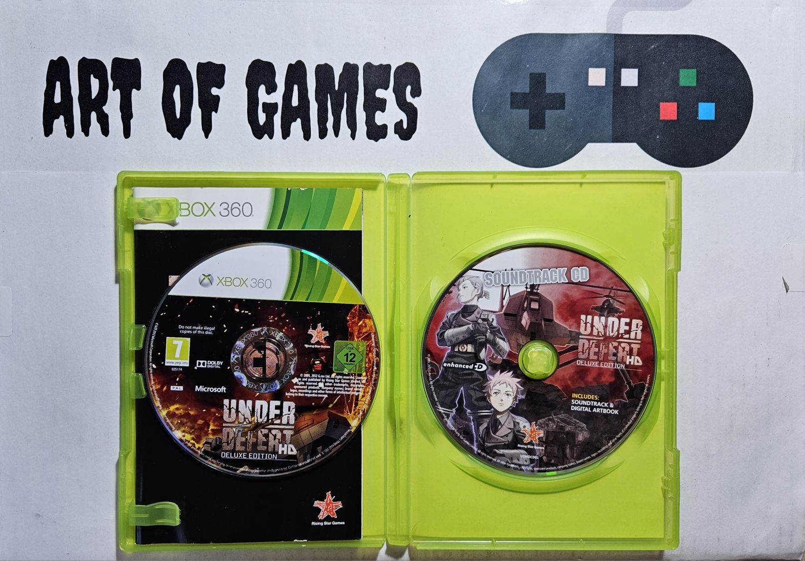 Under Defeat HD Deluxe Edition Xbox 360 Komplet 3xA BDB