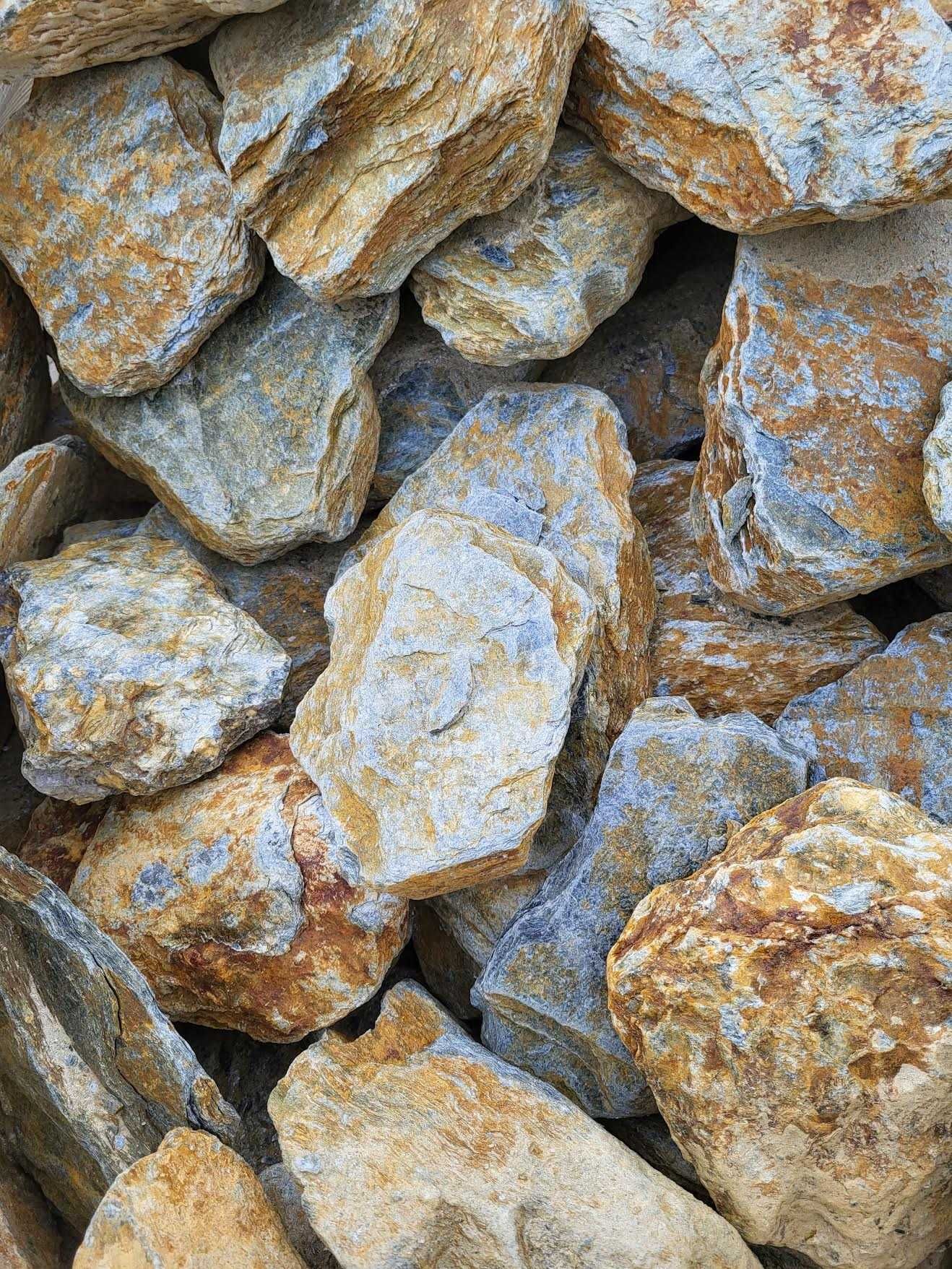 Łupek moon stone 200 Duże bryły głazy szpilki Kamienie ogrodowe