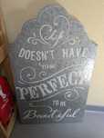 Placa Decoração em metal