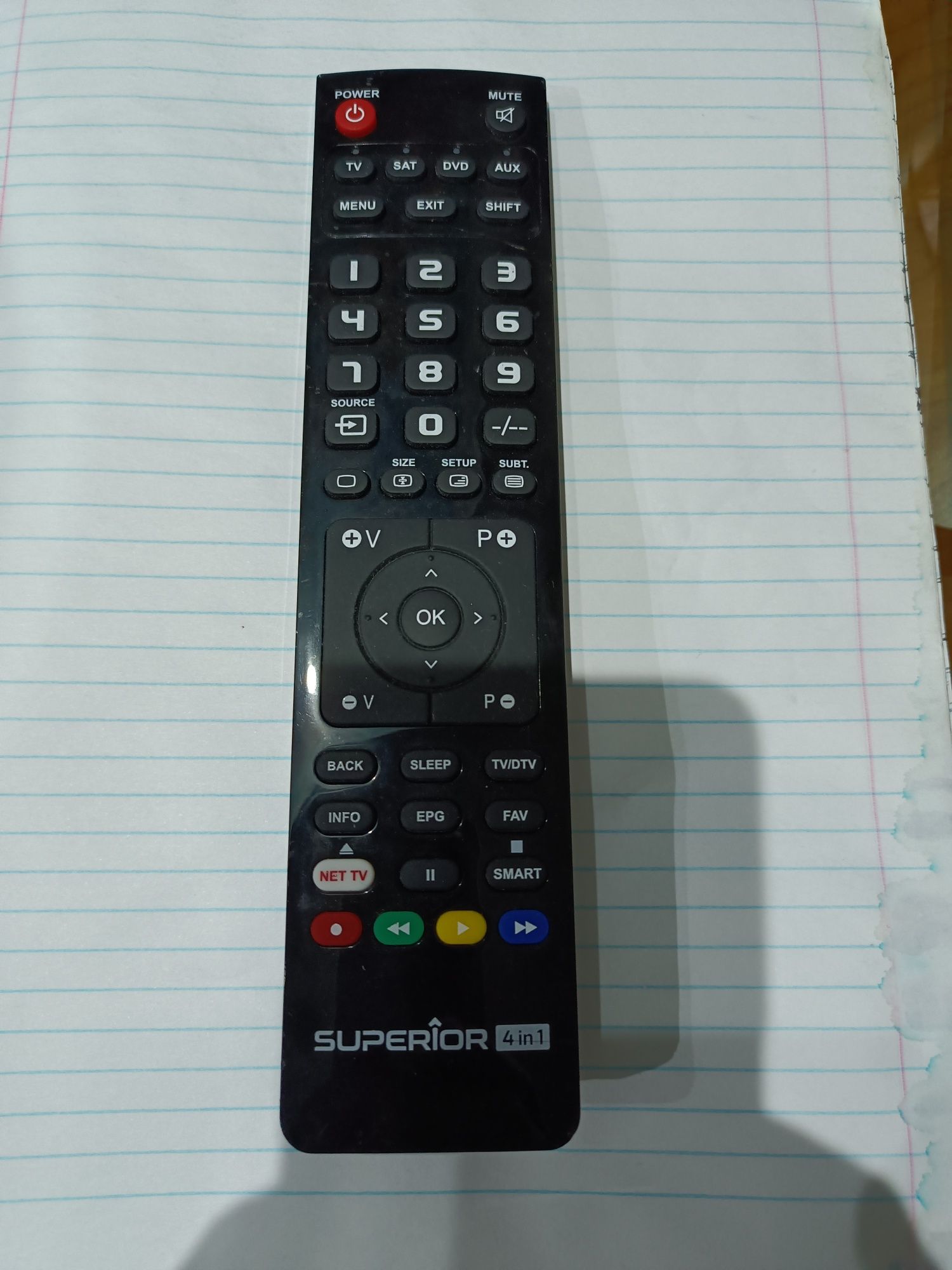 Comandos vários tv