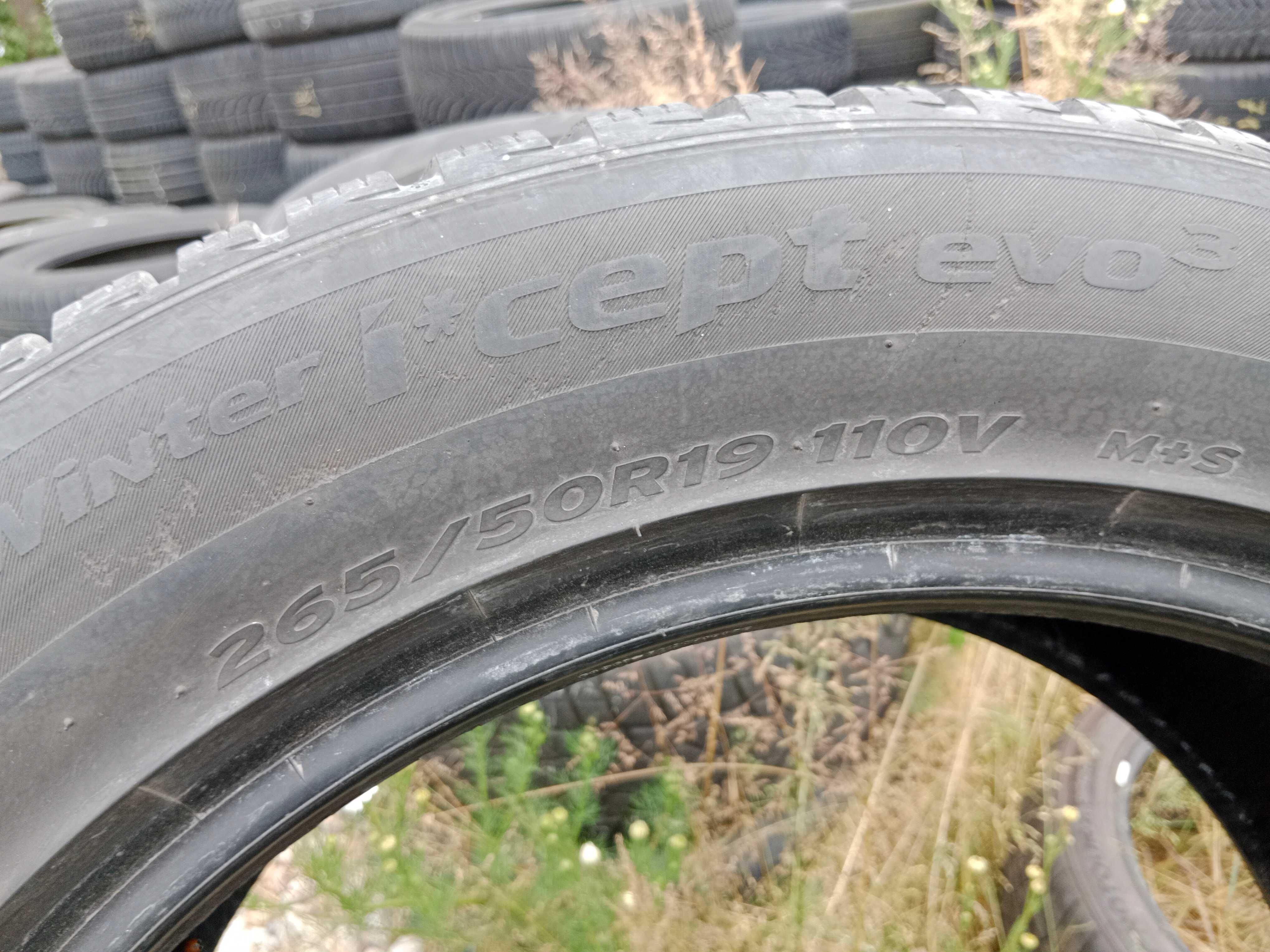 Opona używana 265/50R19 Hankook Winter i*cept evo3 x 1szt.