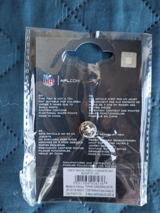 Coleção 9 pins badge NFL - futebol americano - raiders - cowboys