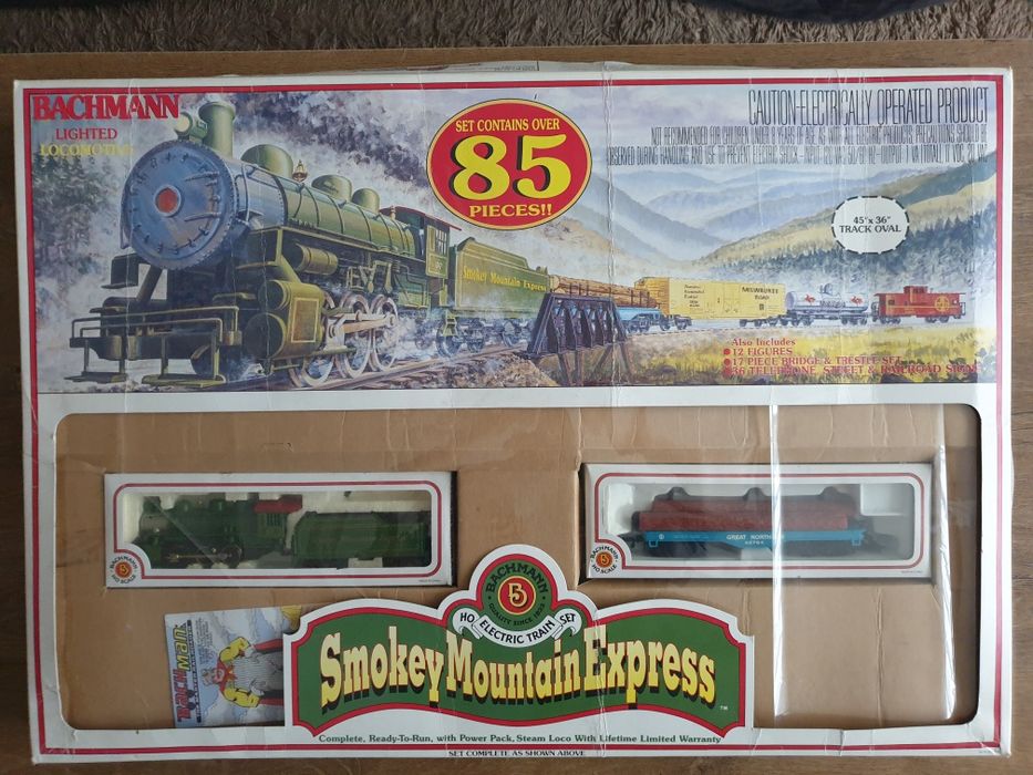 Bachmann 00182 - Smokey Mountain Express kolejka wagony H0 1:87