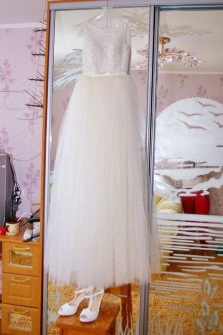 Свадебное платье на принцессу р40-42