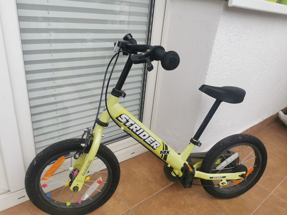 Rower biegowy Strider 14x żółty