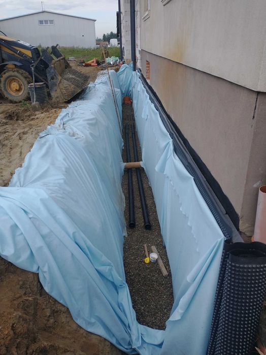 Sieci i przyłącza wod-kan,deszczówka,prace ziemne,fundamenty,transport