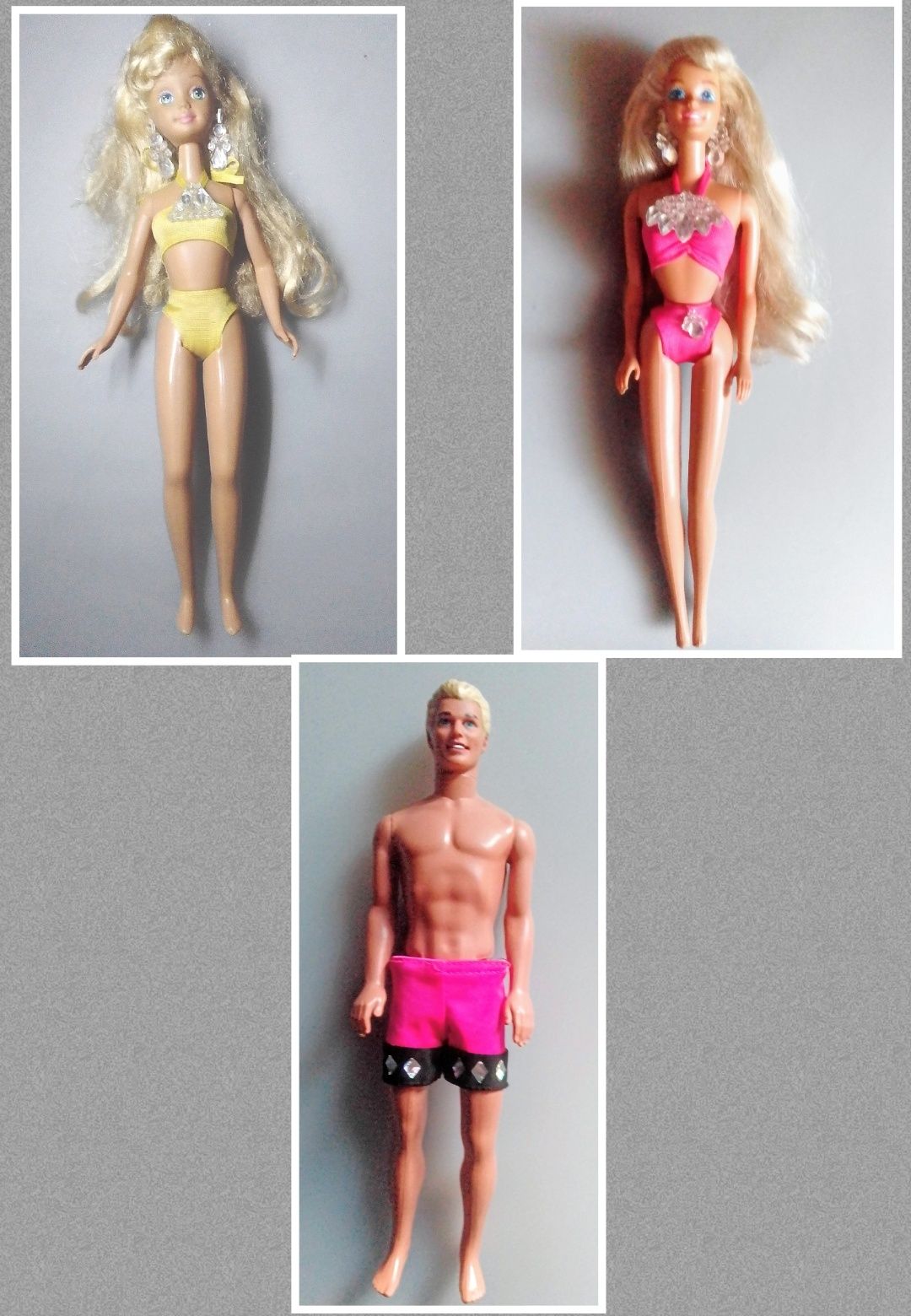 Barbie,Ken e Skipper Jewel  Beach 1993 20€ cada.