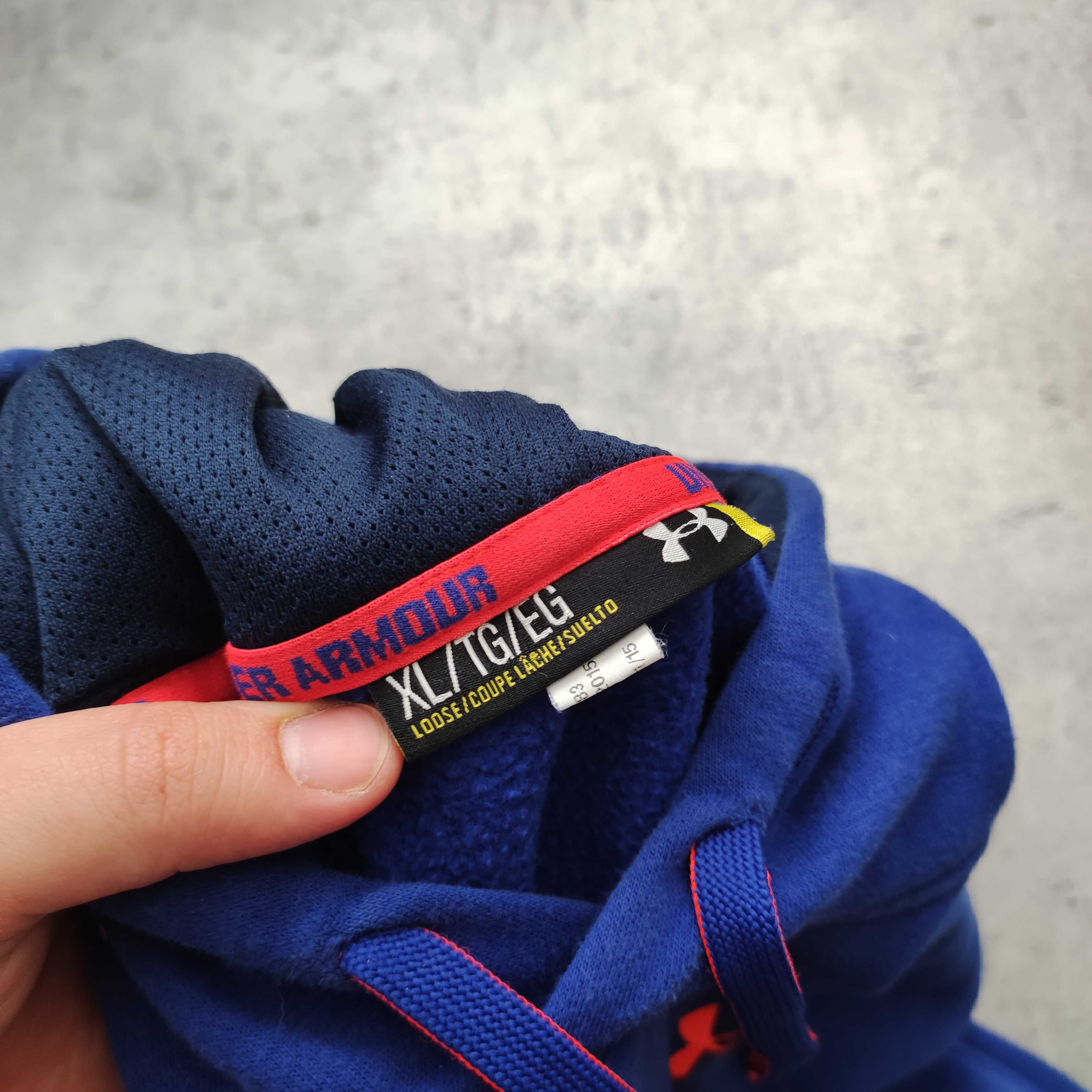 MĘSKA Bluza PREMIUM Hoodie z Kapturem Sportowa Bawełna Under Armour