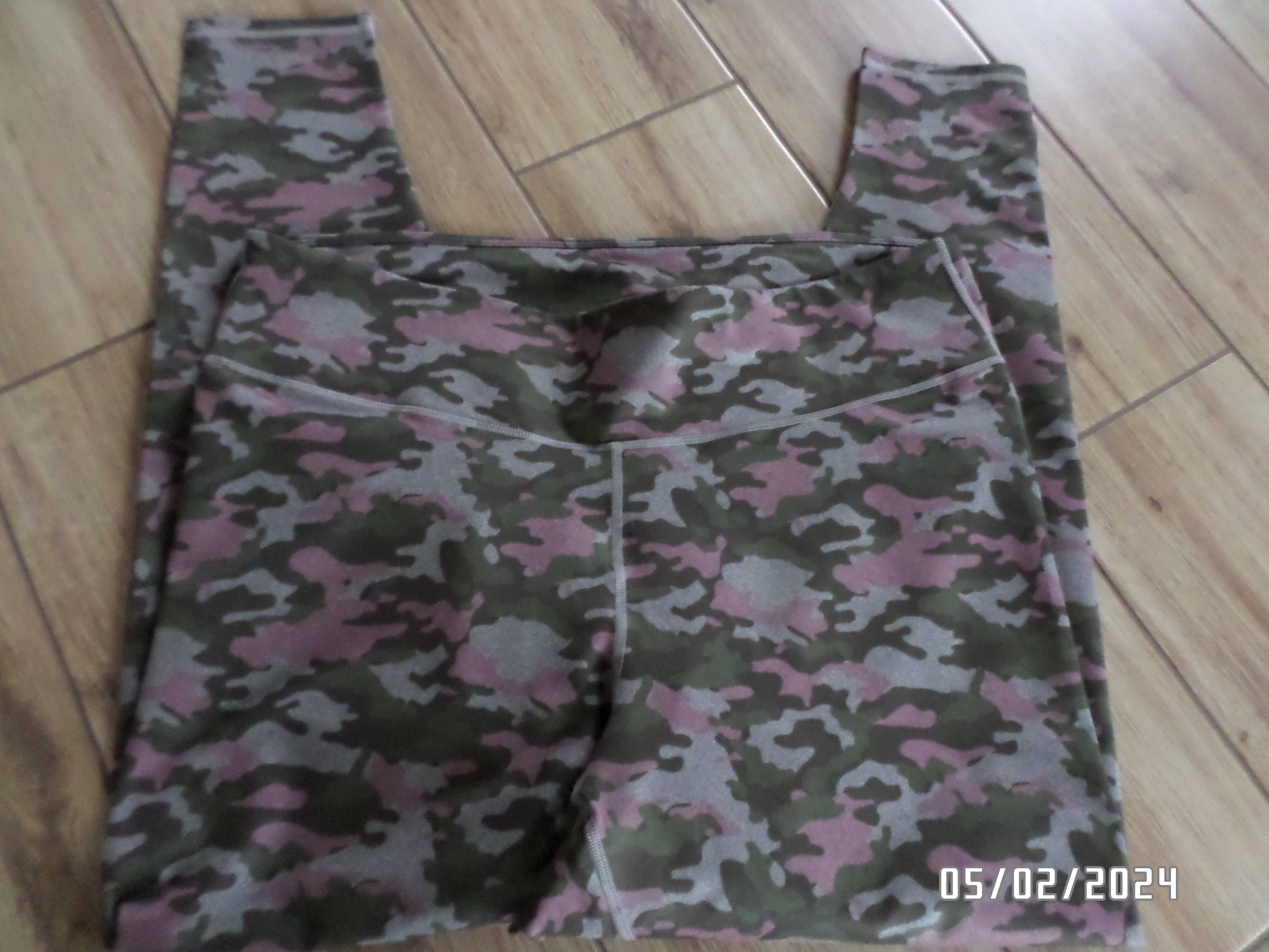 firmowe damskie legginsy-FABLETICS-moro-XL/XXL