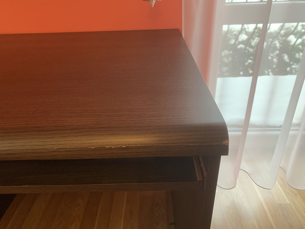 Duże biurko z szufladami