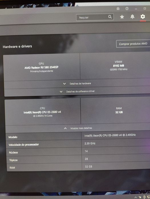 Computador gaming novo