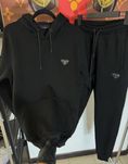ШОУРУМ БРЕНД Женский спортивный костюм на флисе черный теплый xl/xxl