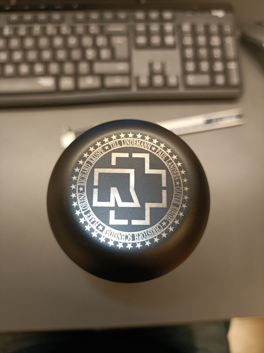 Rammstein termos stal nierdzewna twój grawer logo na prezent