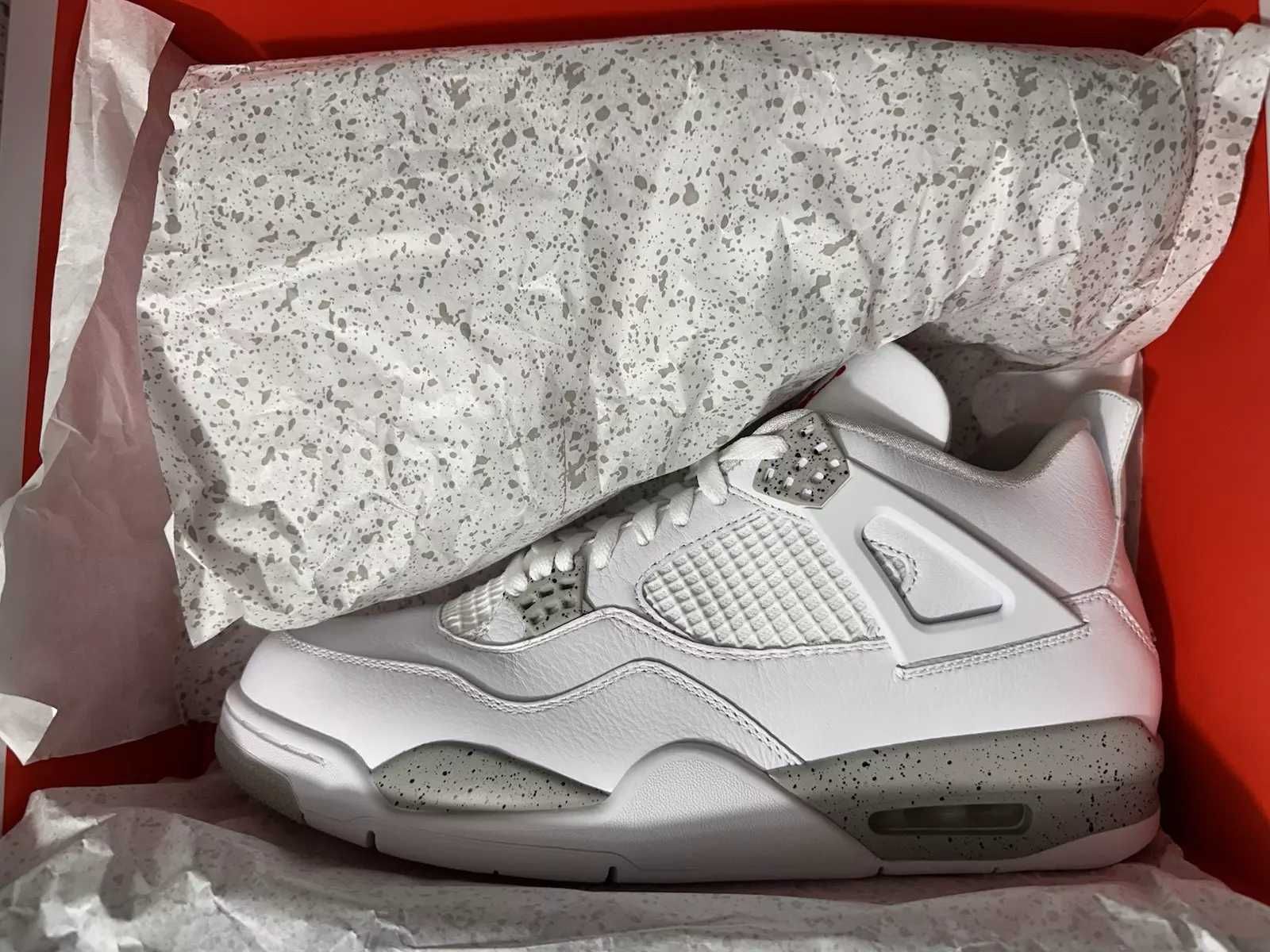 Jordan 4 Retro Białe Oreo Buty codzienne nowe z metką R.41