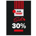 plakat black friday, plakat sale, plakat wyprzedaż, plakat promocja