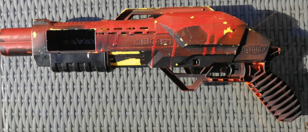 Shotgun Pump NERF Alpha Strike 2 dardos - personalizada